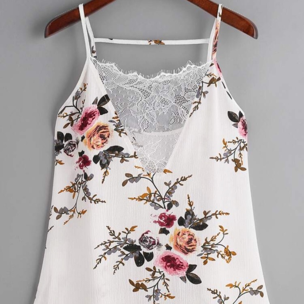 Floral Lace Cami Top